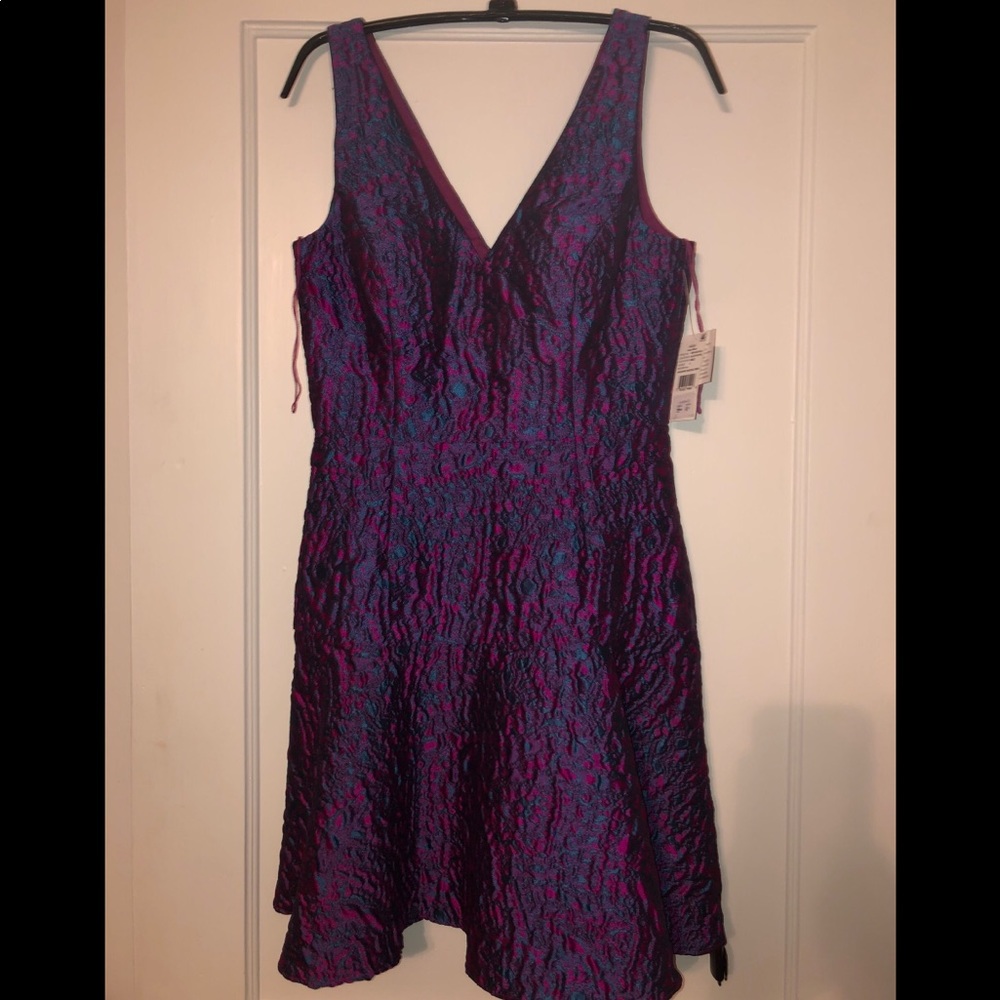 Aidan by Aidan Mattox Jacquard Cocktail Dress